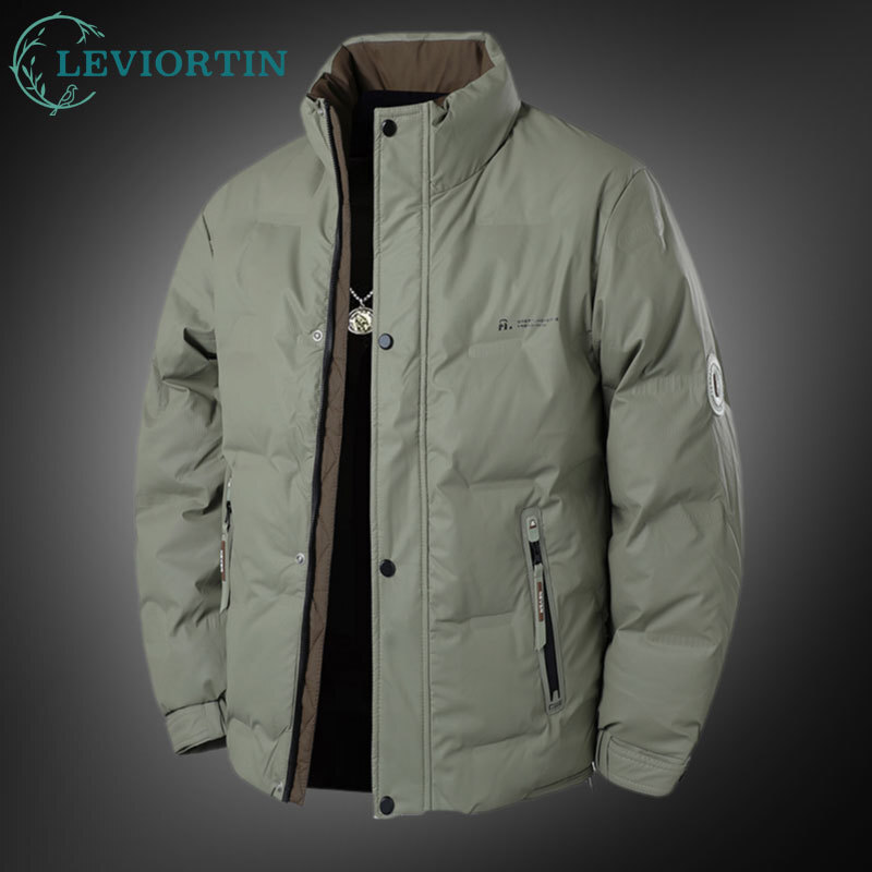 Outdoor Sport Winter Jacket - Piumino d'anatra bianco da uomo autunno