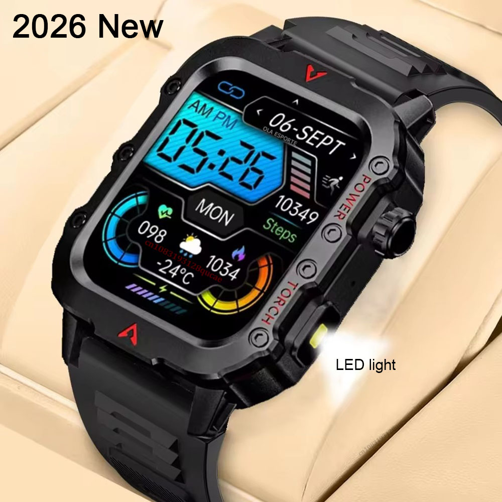 Outdoor Sport Day - Nuovo Smartwatch da Uomo con Torcia