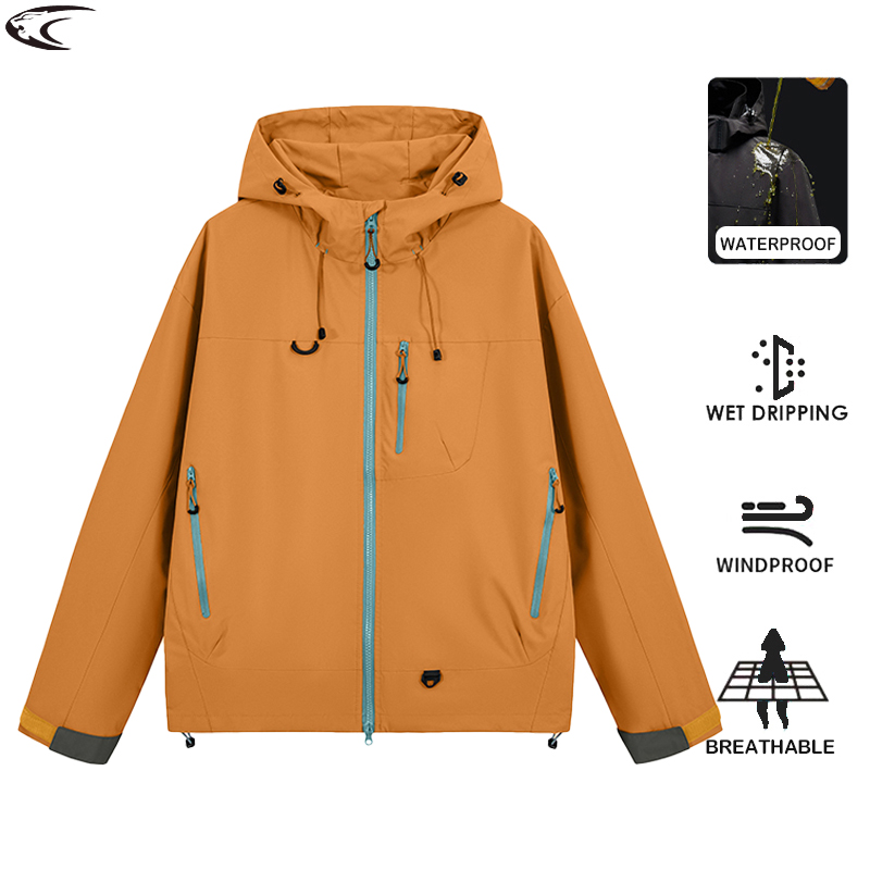 Outdoor Sport Coat - LNGXO Giacca da trekking impermeabile da