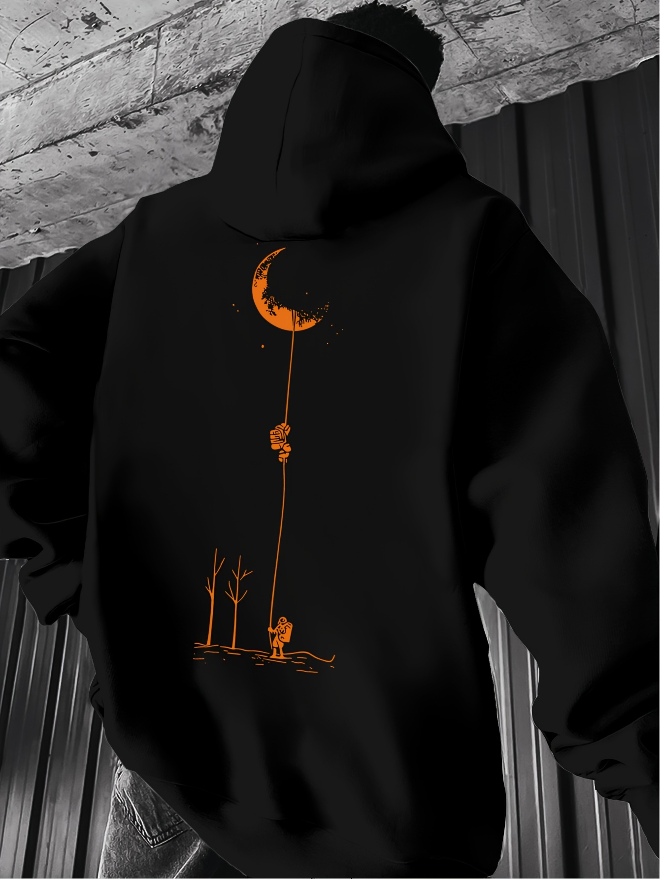 Felpa con cappuccio da uomo pe - Outdoor Sport Drawing recensione e prezzo
