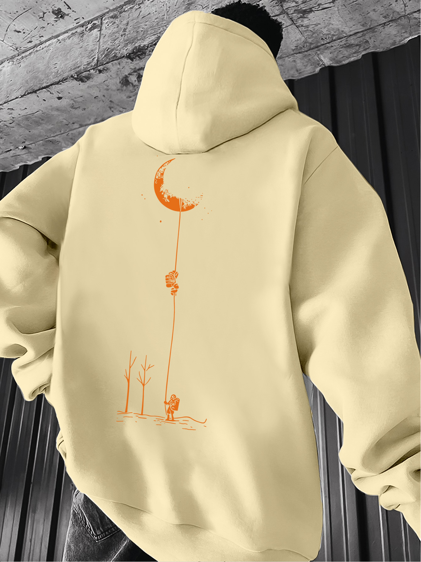 Felpa con cappuccio da uomo pe - Outdoor Sport Drawing recensione e prezzo