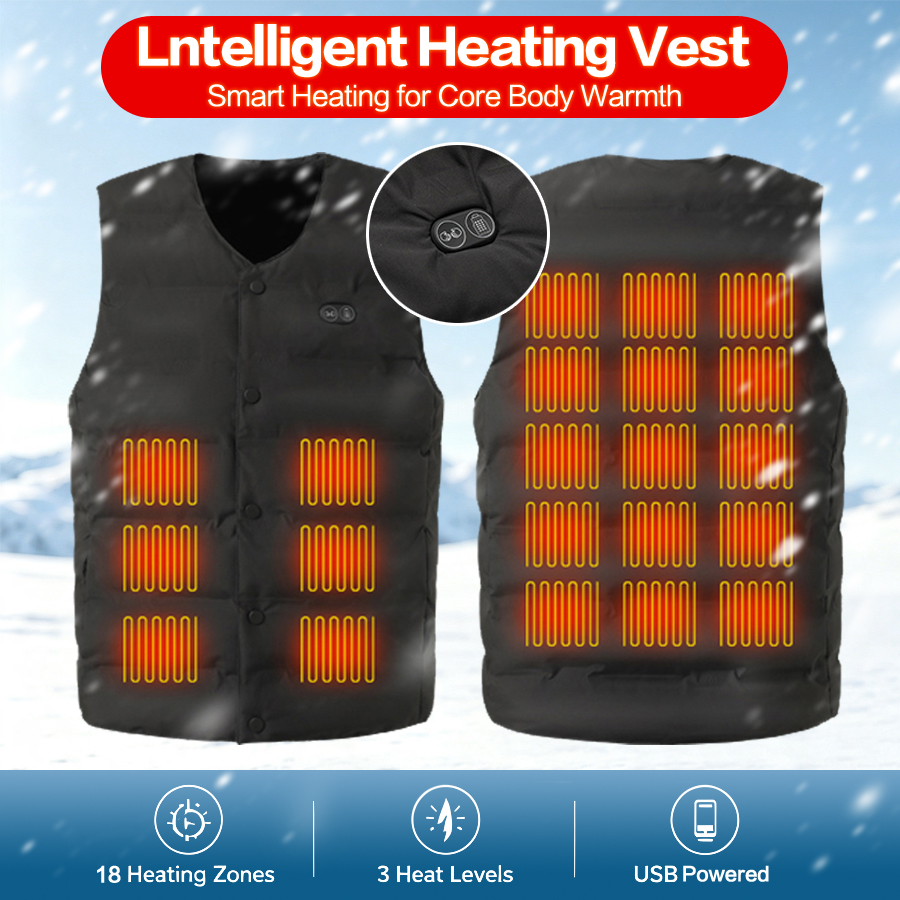 Gilet termico intelligente del - Outdoor Sport Winter Jacket recensione e prezzo