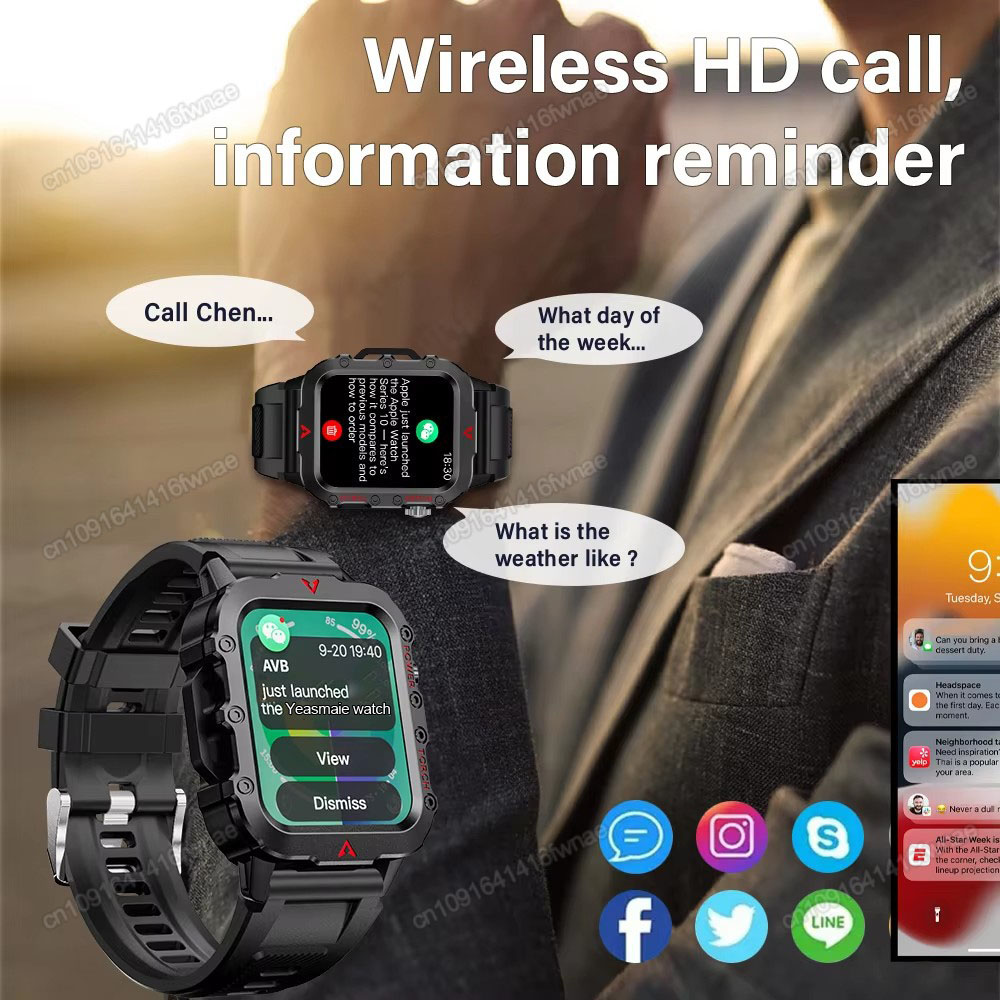 Nuovo Smartwatch da Uomo con T - Outdoor Sport Day recensione e prezzo
