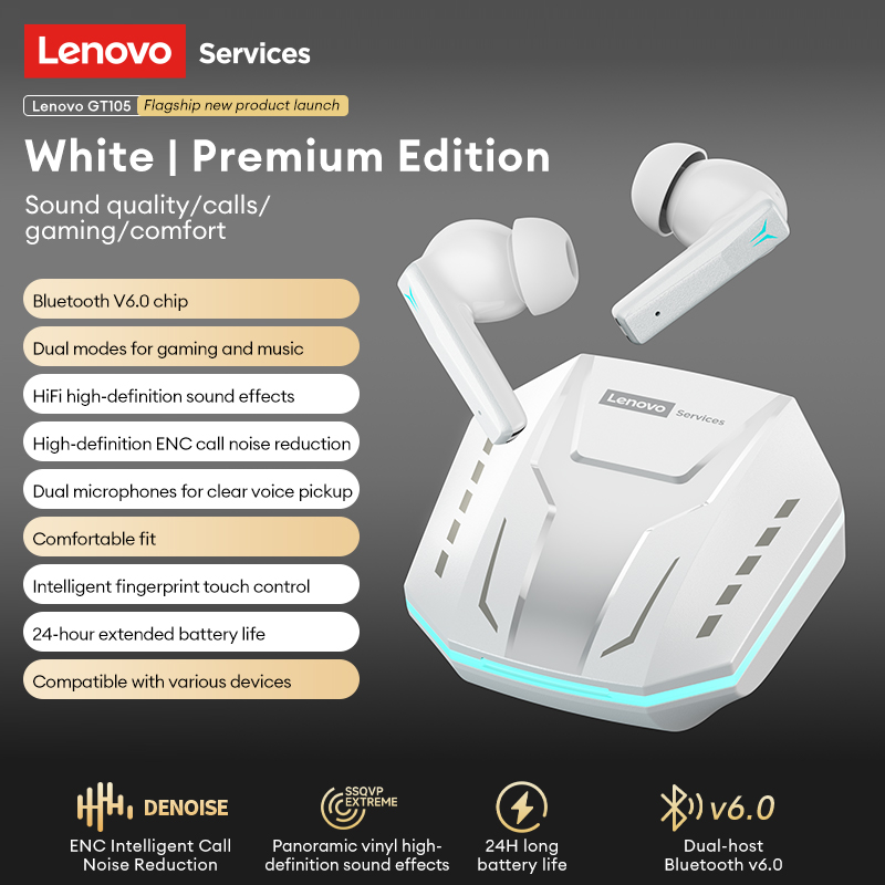 Lenovo GT105 Cuffie da gioco B - Outdoor Sport Doo recensione e prezzo